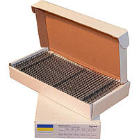 Металеві пружини А4 14,3 мм, крок 3:1, чорна, уп/100