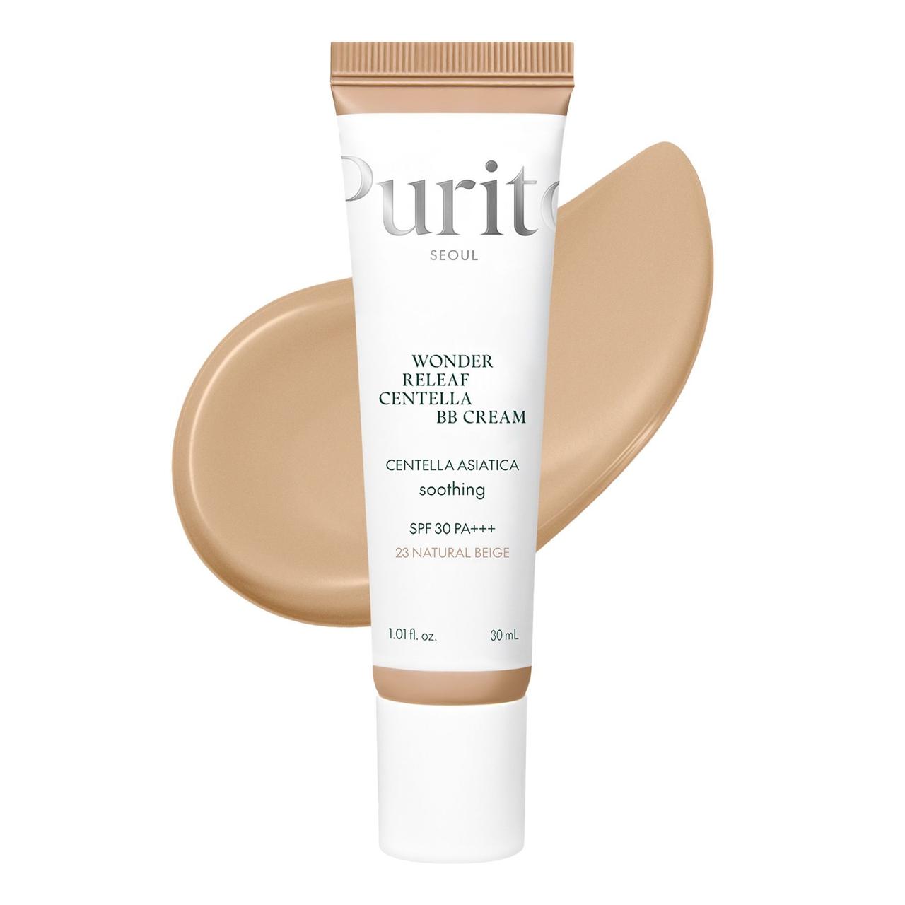 BB-крем з екстрактом центелли Purito Wonder Releaf Centella BB Cream SPF30 PA+++ 23 Тон Natural Beige 30 мл, фото 1