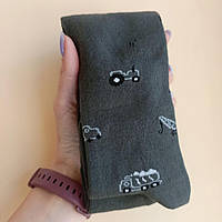 Колготки дитячі "KIDSTEP" з малюнком, хакі