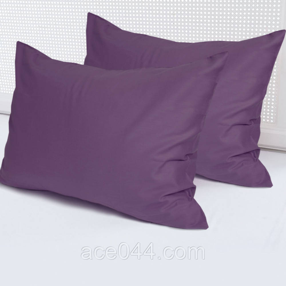 Наволочка 50х70 сатин Ярослав сливова, фото 1