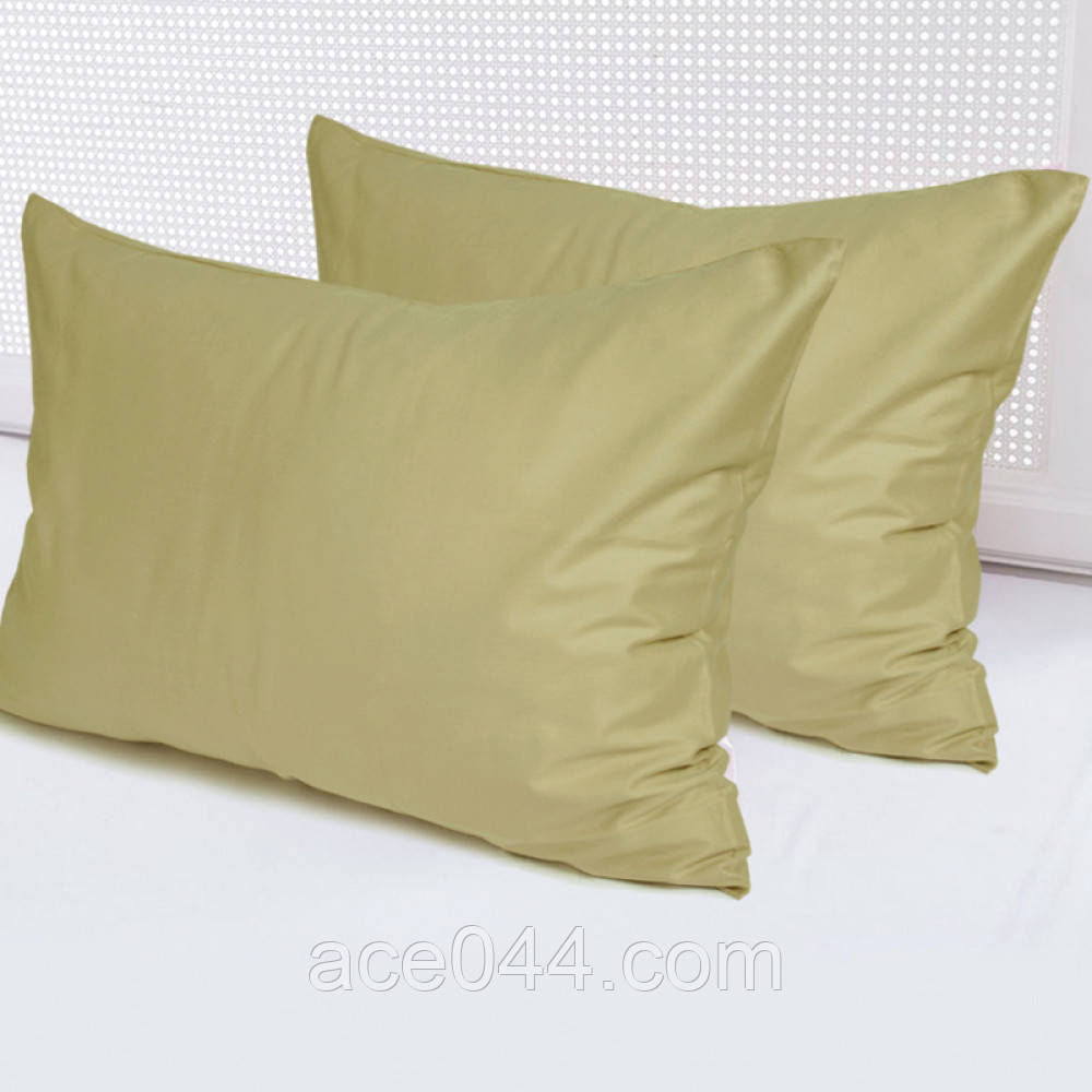 Наволочка 40х60 сатин Ярослав оливкова, фото 1