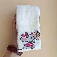 Колготки дитячі "KIDSTEP" з малюнком, білий