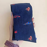 Колготки дитячі "KIDSTEP" з малюнком, темно-синій