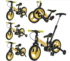 Дитячий велосипед-трансформер PROFI KIDS 12 дюймів MB 1021-4 жовтий, фото 3