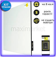 Mm Керамический обогреватель Emby Lux Ver белый с кнопкой для дома и офиса обогреватель на 8 кв.м Maxi7\Q