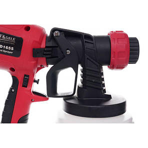 Фарбопульт електричний 450Вт Kraft Dele KD1655 побутовий електричний фарбопульт, фото 3