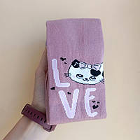 Колготки дитячі "KIDSTEP" з малюнком, пудра