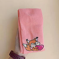 Колготки дитячі "KIDSTEP" з малюнком, персиковий