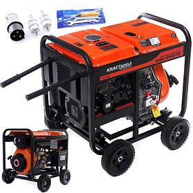 Генератор дизельний 7,5 кВт, 12 В Kraft&Dele KD168 дизельний генератор riven