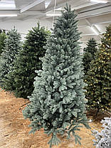 Ялинка штучна лита на металевих крабах Таціано блакитна 1.20 - 3.00 м., фото 2