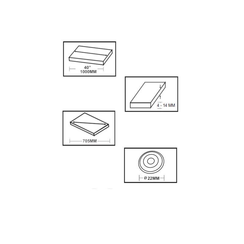 Верстат плиткорізний 1000 мм Kraft Dele KD10676 верстат плиткоріз