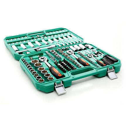 Торцеві ключі для автомобіля 172 ел. Kraft&Dele KD308 торцеві ключі набір, фото 1