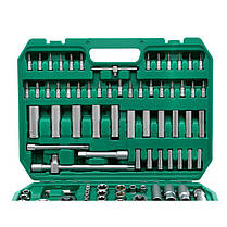 Торцеві ключі для автомобіля 172 ел. Kraft&Dele KD308 торцеві ключі набір, фото 5