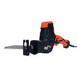 Електрична шабельна пила для газобетону 1600 Вт Kraft&Dele KD1665 пила шабельна електрична riven, фото 3