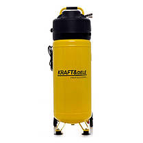 Двопоршневий компресор 50 л 10бар Kraft&Dele KD1418 безмасляний двопоршневий компресор для дому, фото 5