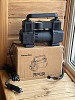 Автомобільний компресор від прикурювача з насадками