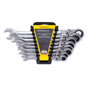 Набір інструментів ключів ріжкових 8шт. Kraft&Dele KD11302 набір ключів рожкових riven