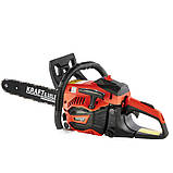 Бензинова ланцюгова пила 4,3 к. с./40 см Kraft&Dele KD5014 бензопила для дому riven, фото 5