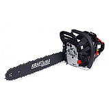 Бензинова ланцюгова пила 58 см³ Kraft&Dele KD5012 бензопила для дому riven, фото 7