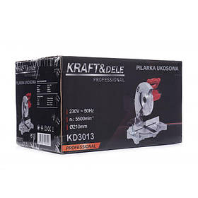 Пила торцювальна торцовка 2200 Вт, 230 В/50 Гц Kraft&Dele KD3013 пила торцювальна мережева riven