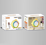 Караоке колонка з мікрофоном курча Караоке GMJ 9824 1 мікрофон, підсвічування, вбудований акумулятор, фото 4