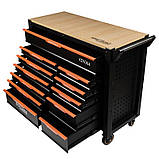 Металева шафа для інструментів Kraft&Dele KD106412 — інструментальна тумба з ящиками riven, фото 4