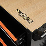 Металева шафа для інструментів Kraft&Dele KD106412 — інструментальна тумба з ящиками riven, фото 6