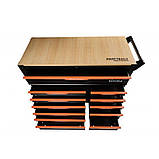 Металева шафа для інструментів Kraft&Dele KD106412 — інструментальна тумба з ящиками riven, фото 7