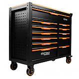 Металева шафа для інструментів Kraft&Dele KD106412 — інструментальна тумба з ящиками riven, фото 10