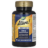 Nature's Way, Alive! Men's 50+ Ultra Potency, Мультивітаміни для чоловіків 50+. Зроблено в США., фото 4
