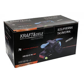 Стрічкові шліфмашини 1850 Вт Kraft&Dele KD1679-Z стрічкова шліфувальна машина riven