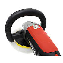 Полірувальна машина для лакофарбового покриття 180мм 3000об/хв Kraft Dele EC531 полірувальна машина, фото 4