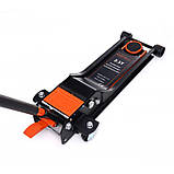 Домкрат підкатний для шиномонтажу 2,5 Т Kraft&Dele KD1310 гідравлічний домкрат підкатного типу, фото 9