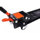 Домкрат підкатний для шиномонтажу 2,5 Т Kraft&Dele KD1310 гідравлічний домкрат підкатного типу, фото 10