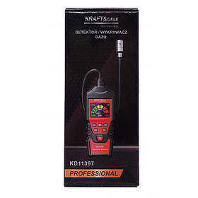 Датчик виявлення витоку газу 130 х 60 х 30 мм Kraft&Dele KD11397 датчик витоку газу