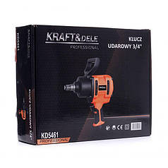 Пневмогайковерт 3/4" Kraft Dele KD5461 гайковерт пневматичний 2450 Нм