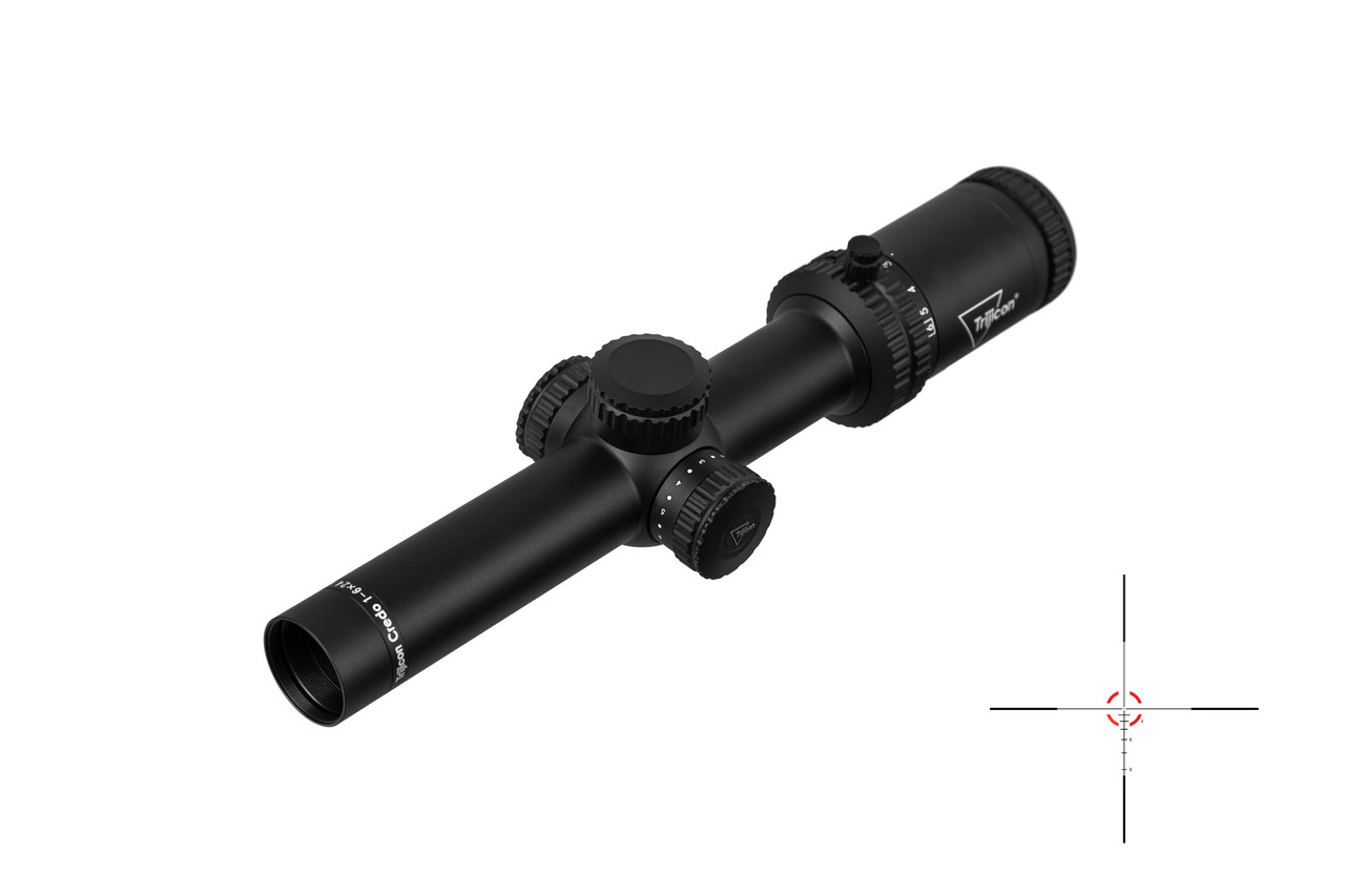 Оптичний приціл TRIJICON Credo 1-6x24 (30 мм) illum. 55gr .223 SFP Red, фото 1