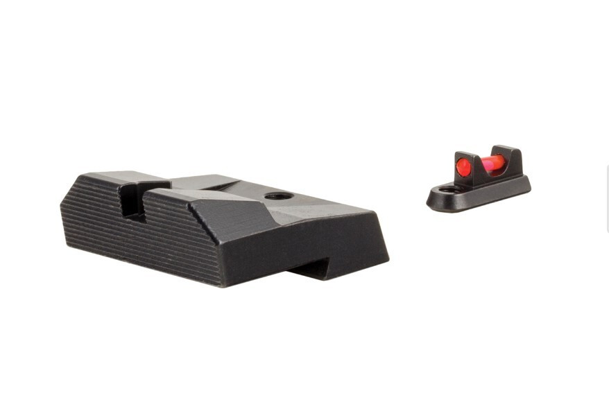 Мушка + целик Trijicon Fiber Set Red для пістолетів CZ P-10/P-10 C, фото 1