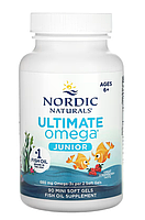 Ultimate Omega Junior Ages 6+ Strawberry Nordic Naturals 90 капсул, фото 3