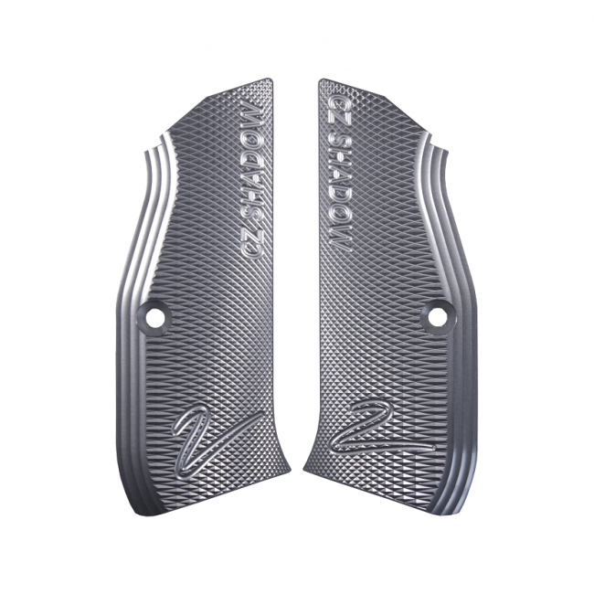 1091-2180-06 Комплект накладок на рукоятку для CZ Shadow 2 сірий довгий, фото 1