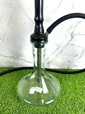 Кальян 2x2 Hookah V1.1 Dark – сучасний кальян із нержавіючої сталі з елементами з горіха, фото 3