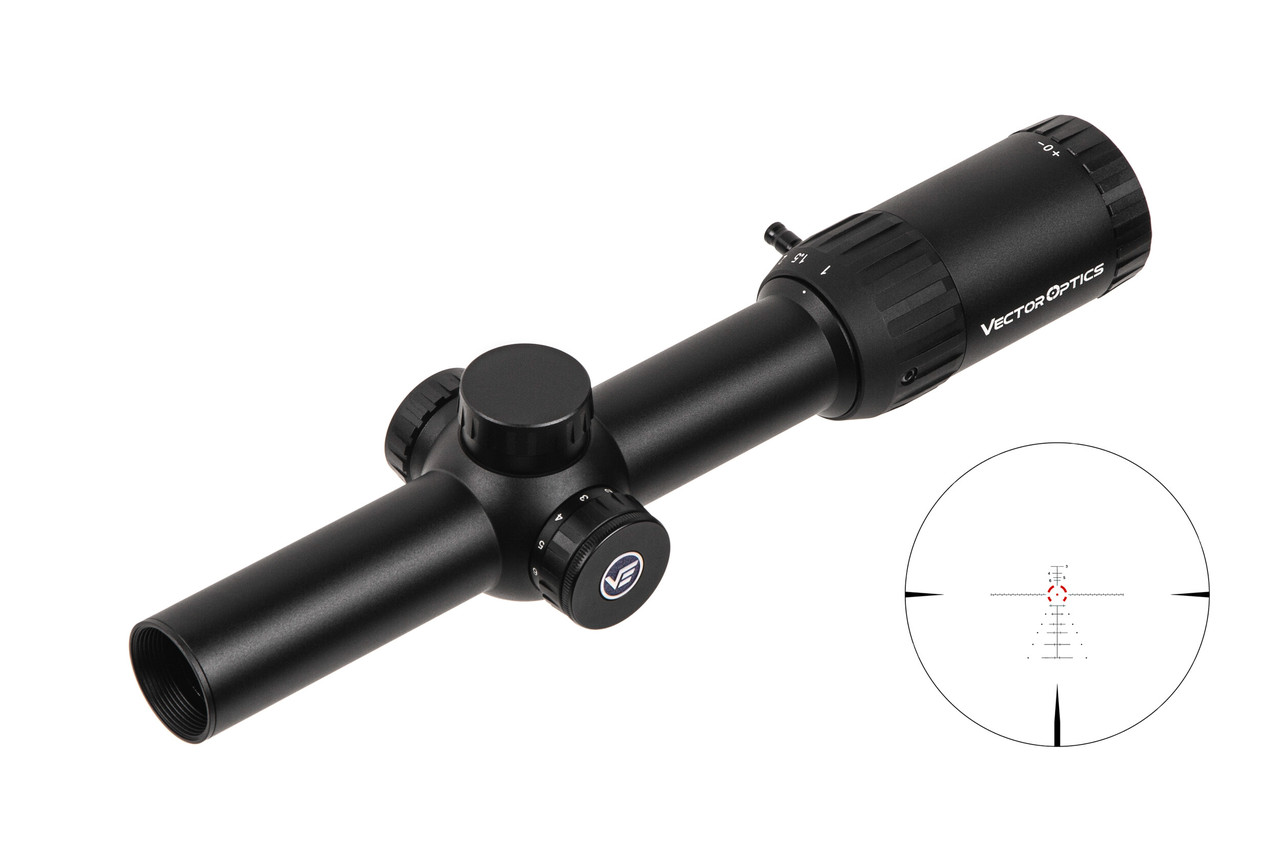 Оптичний приціл Vector Optics Constantine 1-10x24 (30 мм) illum. SFP, фото 1