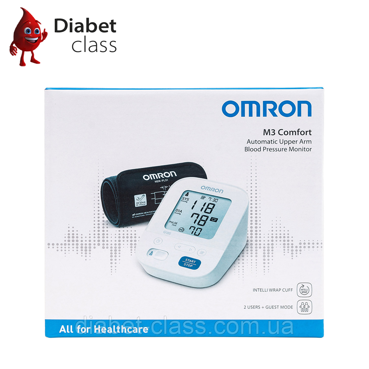 Тонометр автоматичний Omron M3 Comfort (HEM-7155-E), фото 1