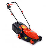 Газонокосарка мережева 2100 Вт Kraft&Dele KD5400 газонокосарка електрична riven, фото 4