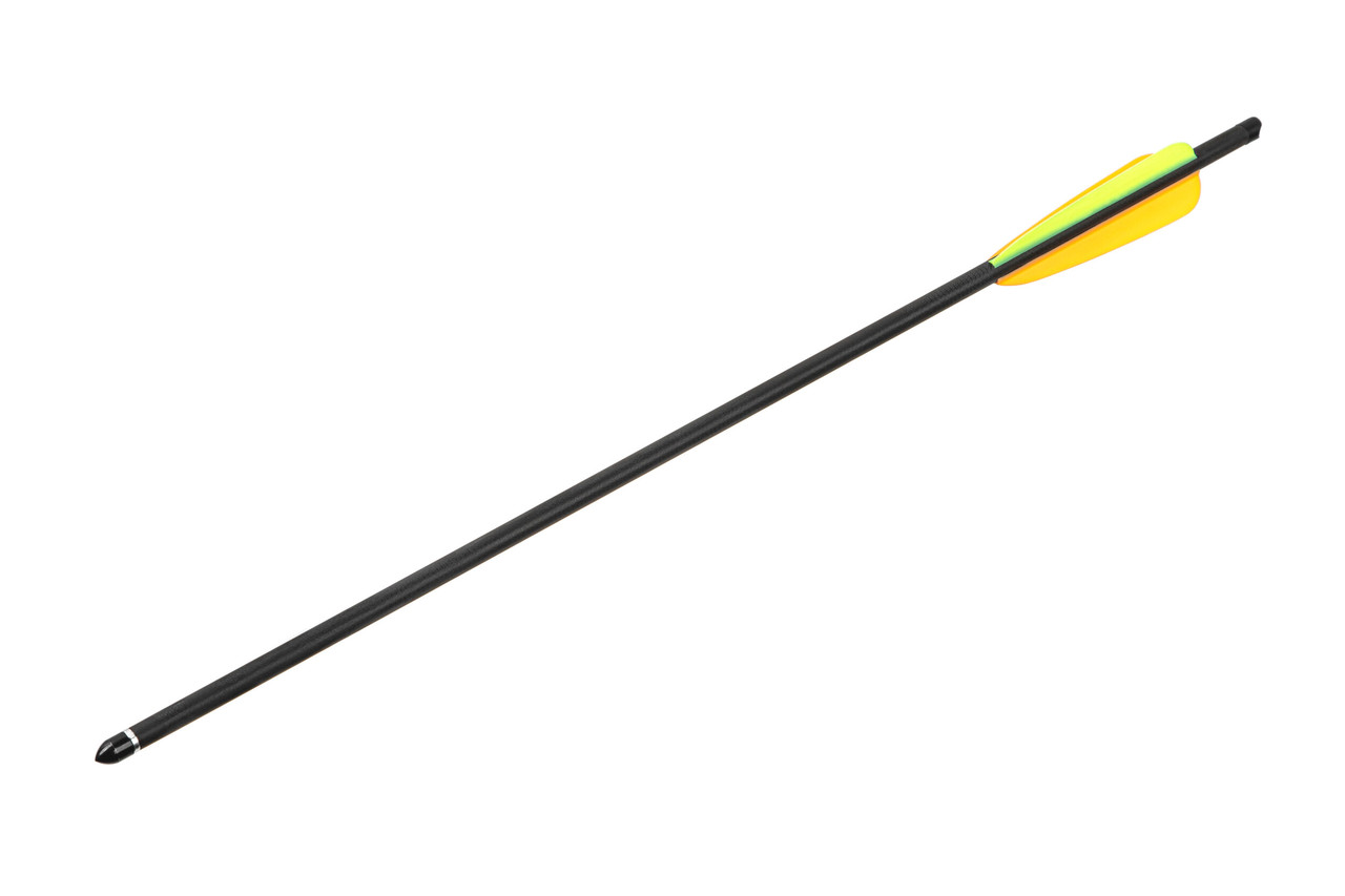 Стріла (болт) фібраглас для арбалета чорн. 20'', фото 1