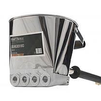 Пневматичний фарбопульт для роботи 3.5л 1'' Kraft Dele KD10346 пістолет пневматичний для фарбування, фото 2