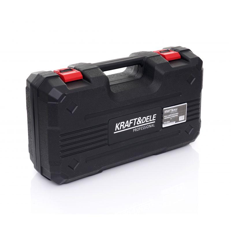 Акумуляторна міні ланцюгова пила 21V 2Ah Kraft&Dele KD10622 акумуляторний гілкоріз riven, фото 1