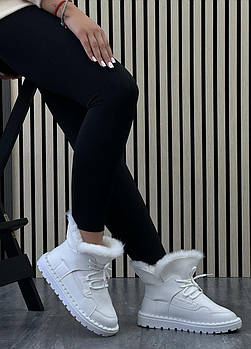 Черевики жіночі зимові 8 пар у ящику білого кольору 36-41