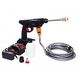 Потужна акумуляторна мийка високого тиску 2 АКБ по 68V Kraft&Dele KD663 акумуляторна мийка riven, фото 4