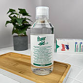 Ополіскувач для рота FLUOR-AID 0.05% з фтором, без спирту, 500 мл — для дітей від 6 років і дорослих